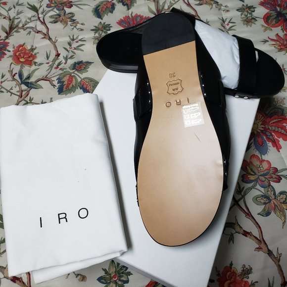 IRO NIB EWA Minimalist Sandals Leather Portugal Last Sz 6 - Picture 5 of 6